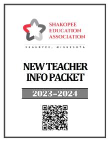 Cover image of SEA's New Teacher Info Packet 2023-2024