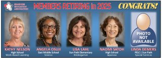 Images of SEA Members Retiring in 2025